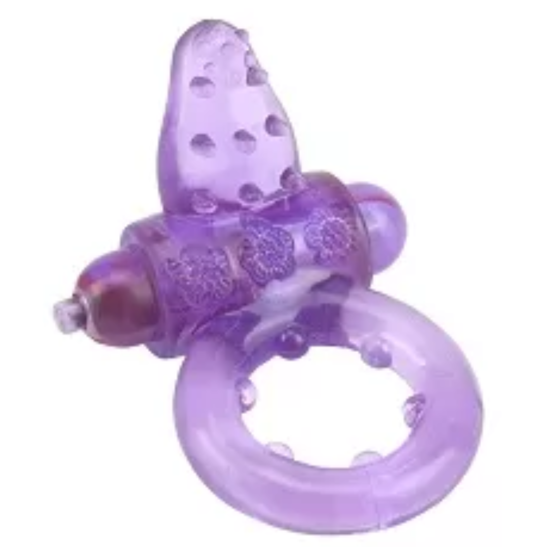 Anel Peniano Com Cápsula Nubby Probe Cock Ring - Imagem 4