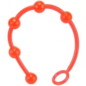 Bolinha Anal Vermelha conjunto de 5 bolinhas
