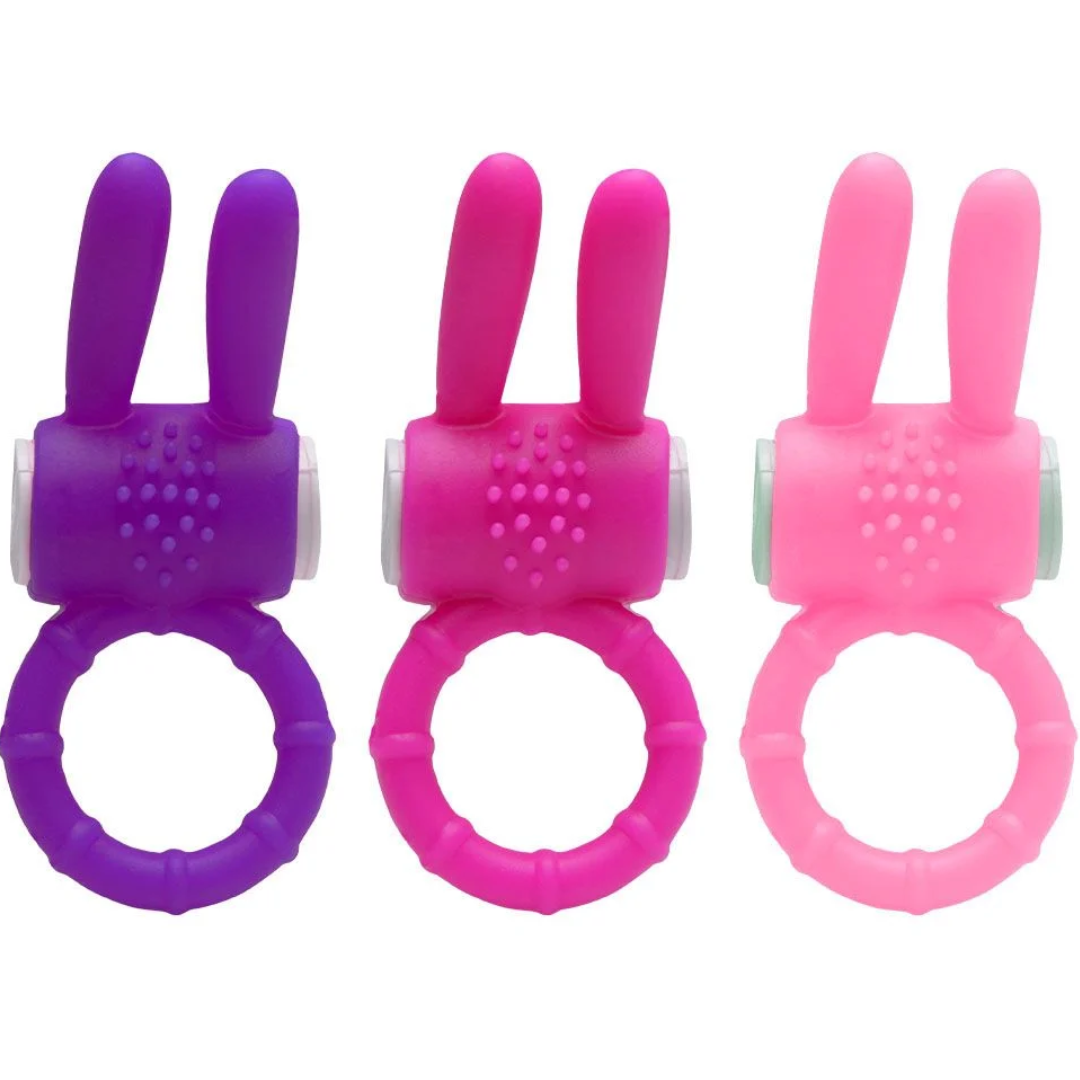 Anel peniano Rabbit Com Estimulador de Clitoris com vibração - Imagem 3