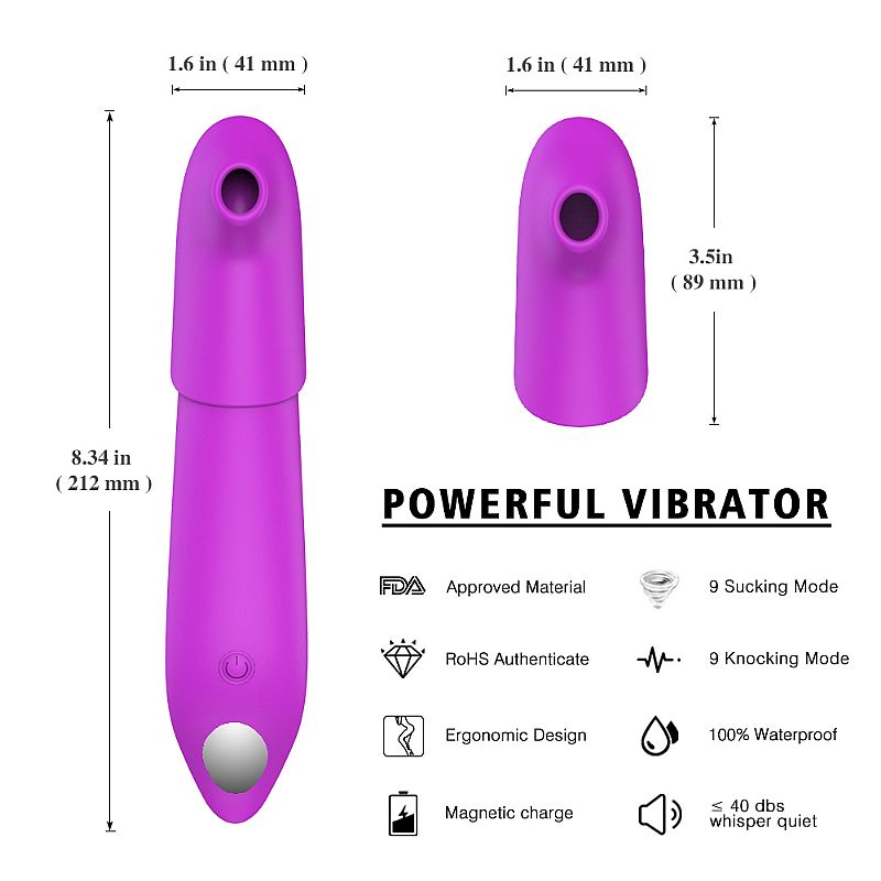 Vibrador de Ponto G e Clitóris com sucção - Youmis S-Hande - Imagem 4