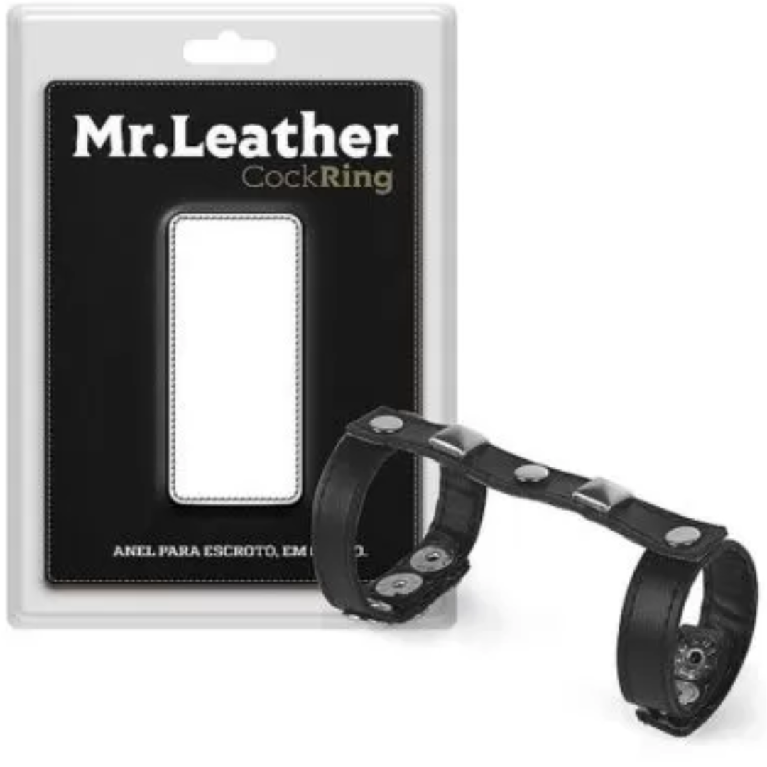 Anel para retração em Vinil na cor preto - Borr - Sex shop