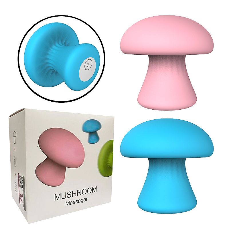 Massageador Estimulador Recarregável - Mushroom - Sexshop