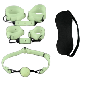 Kit Bondage Fosforescente Pipedream - Glow In Dark