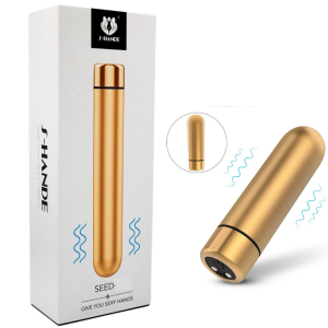 Vibrador Bullet Dourador Recarregável SEED-3 S-Hande Sexshop