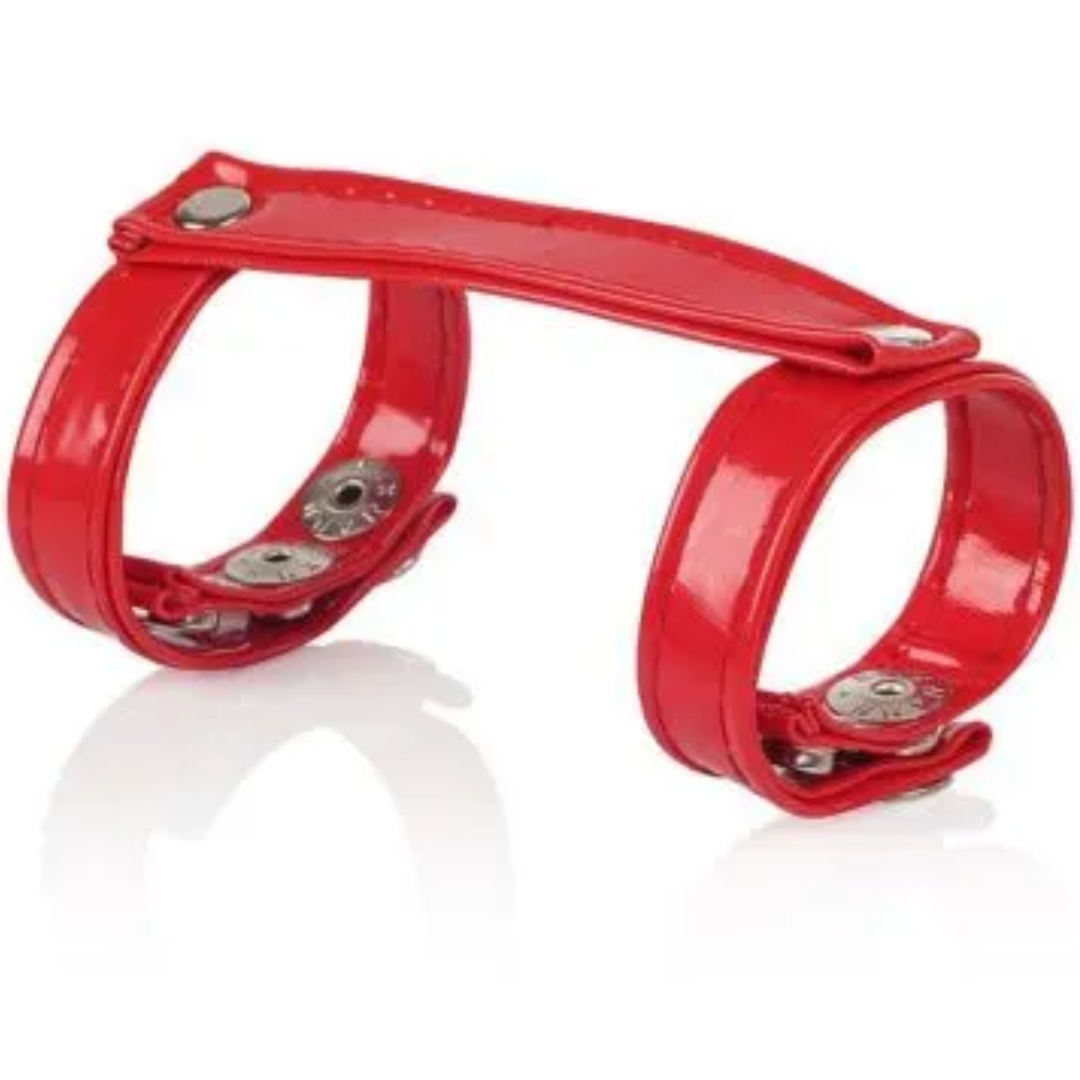 Anel para retração em Vinil na cor vermelho - Odin Sex shop - Imagem 3