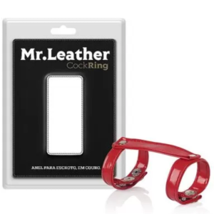 Anel para retração em Vinil na cor vermelho - Odin Sex shop