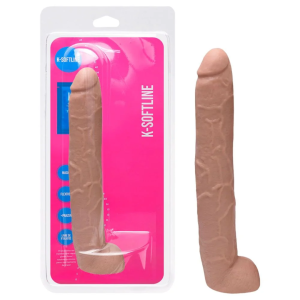 Pênis Grande e grosso macio e flexível 39x6 cm - Sexshop