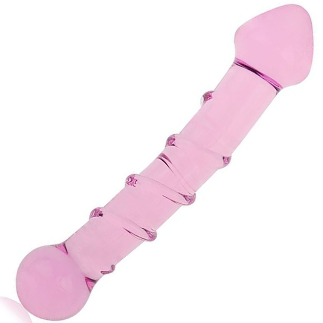 Plug Anal Estimulante em Vidro com Relevo Espiral - Lovetoy
