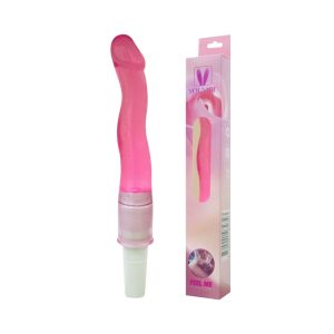 Vibrador em Jelly com Capa Removível em Formato de Pênis