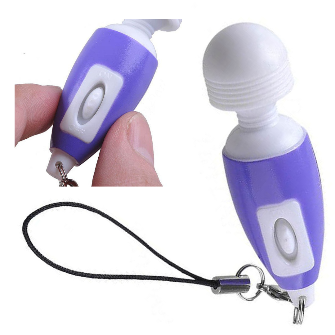 Mini Vibrador Chaveiro para Estimulação - Super Discreto