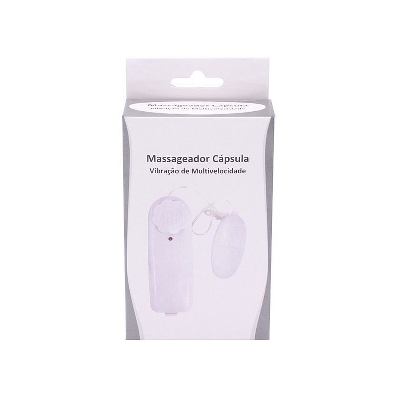 Vibrador Feminino Ovo Bullet Com Estimulador Branco - Imagem 5