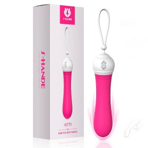 Vibrador Vaginal e Anal Liso Massageador Clitoriano - Kitti S-Hande