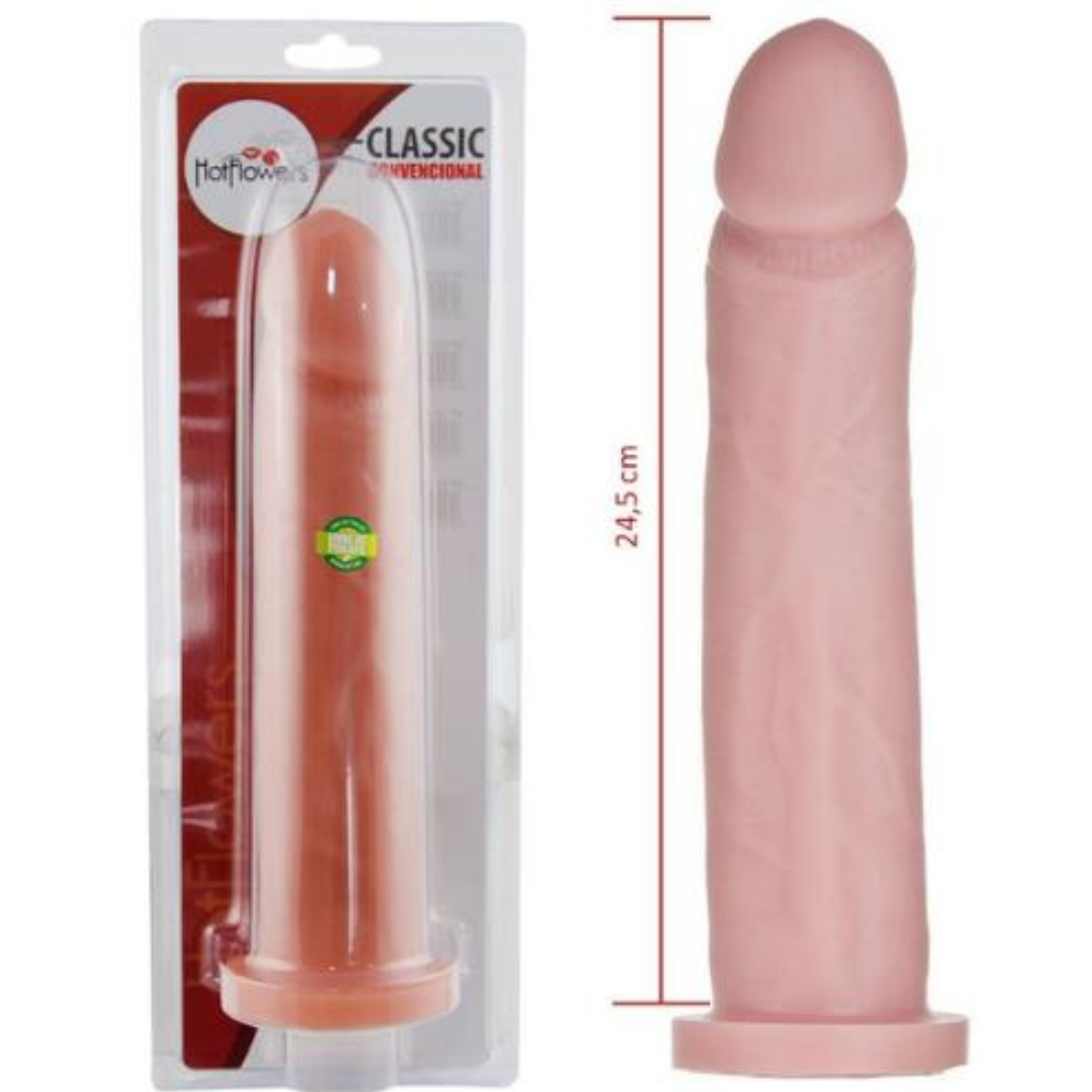 Pênis Real Grande Maciça 25x6cm Hot Flowers - Sex shop