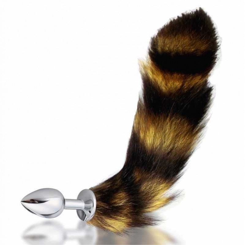 Plug Anal em Metal de 7 cm com Cauda de raposa - Imagem 4