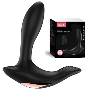 Plug Anal Estimulador de Próstata 7 Vibrações 2 Motores Via USB Dibe