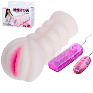 Vagina Cyberskin com Vibrador ondulada - Sexshop