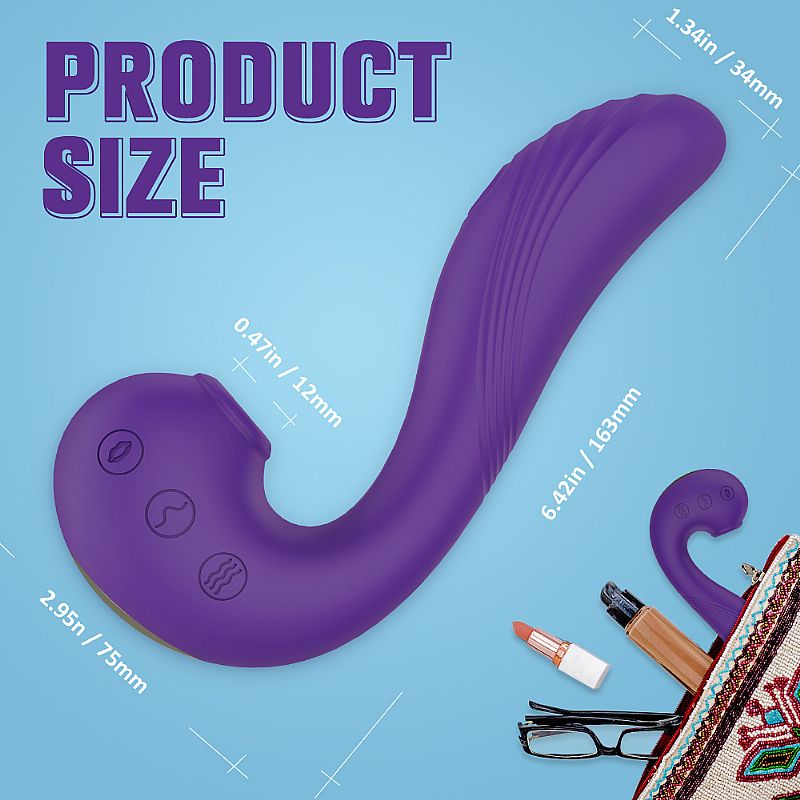 Vibrador Ponto G com Pulsação na Ponta - Angel'S - S-hande - Sex shop - Imagem 7