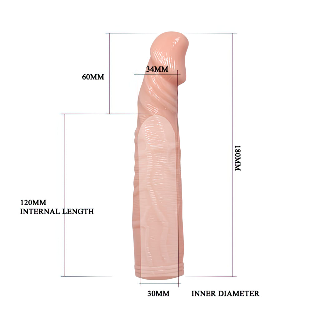 Capa Peniana Extensora com Cápsula Vibratória - BAILE PENIS SLEEVE - Sexshop - Imagem 3