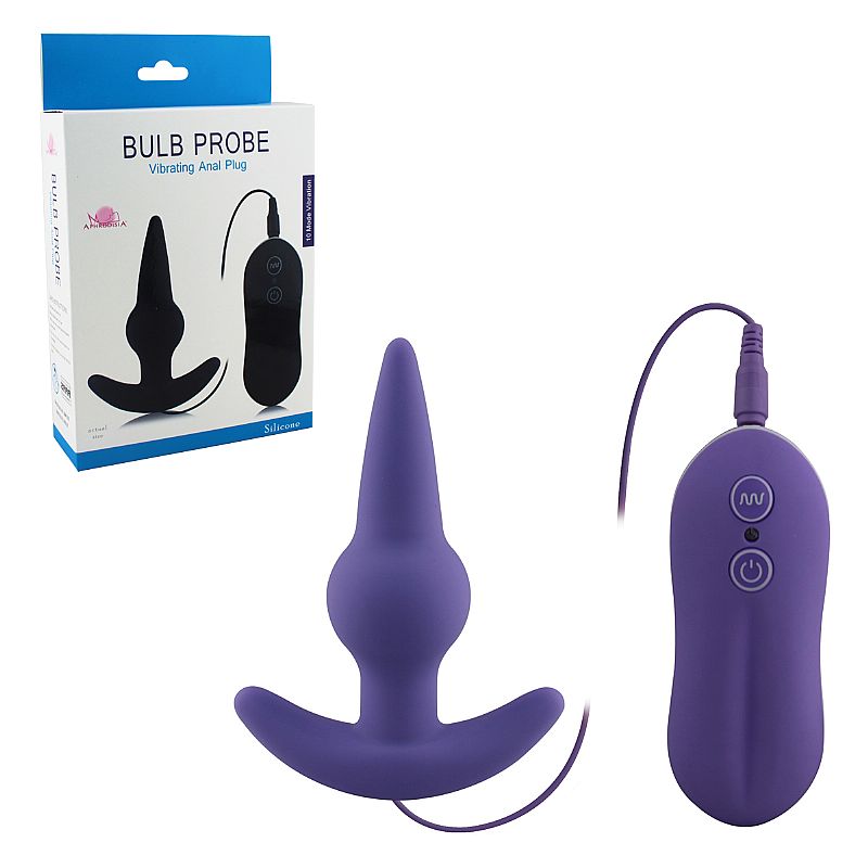 Plug Anal com 10 Funções e Controle Remoto Bulb Probe - Coleção Aphrodisia - Sexshop - Imagem 3