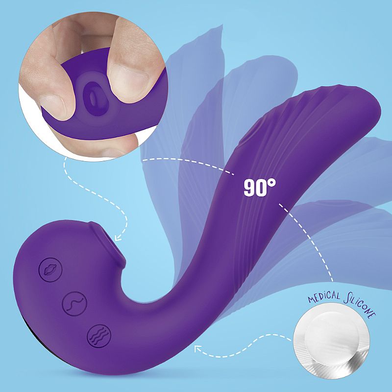 Vibrador Ponto G com Pulsação na Ponta - Angel'S - S-hande - Sex shop - Imagem 3