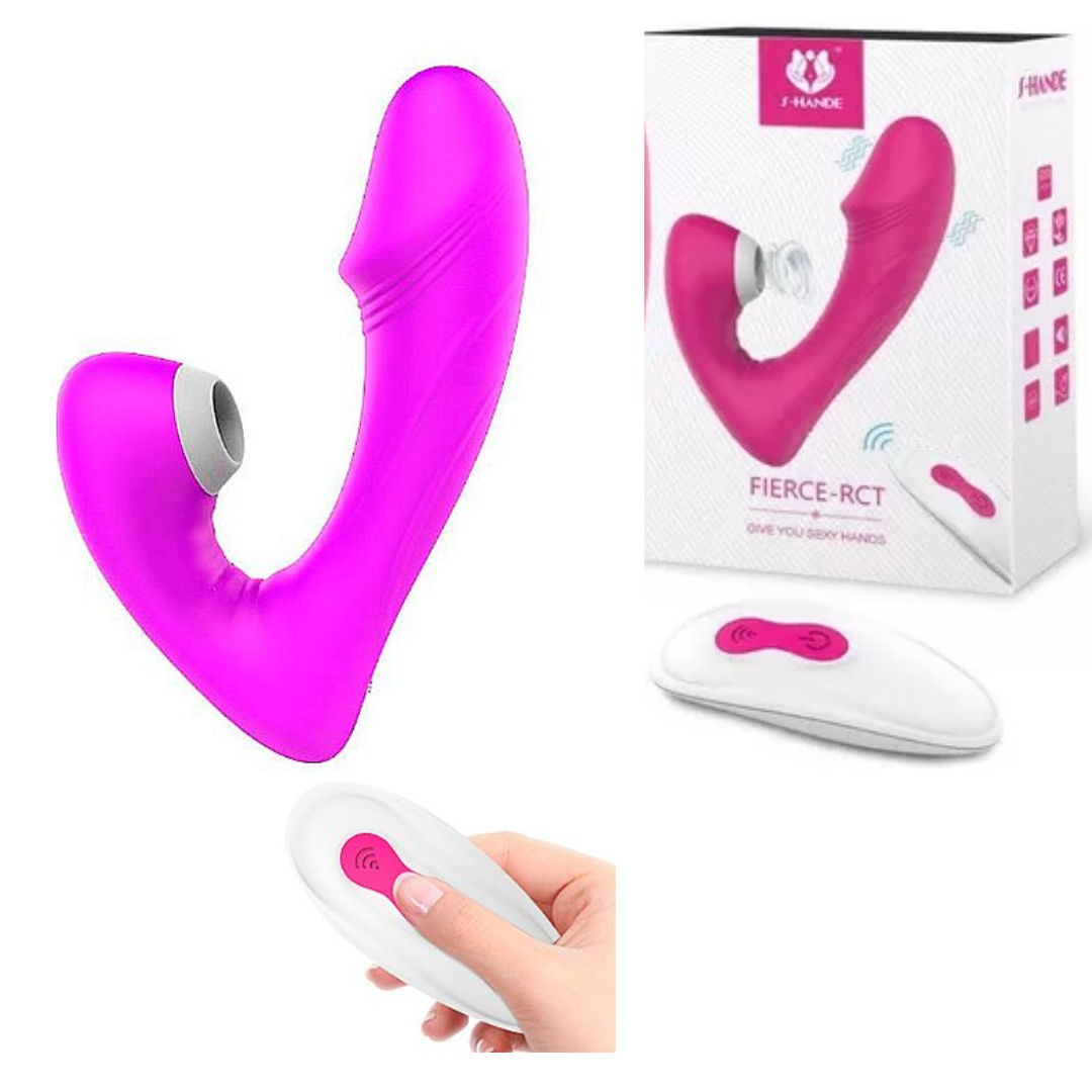 Vibrador Duplo Ponto G e Clitoris com Pulsação - Fierce-rct - S-Hande - Sex shop