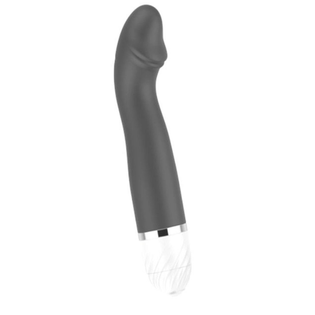 Vibrador Preto Formato Glande Ponto G Multivelocidade - Imagem 3