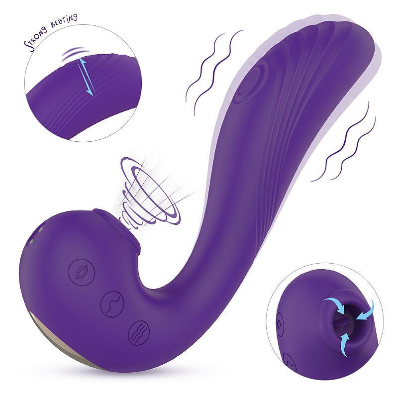 Vibrador Ponto G com Pulsação na Ponta - Angel'S - S-hande - Sex shop - Imagem 2