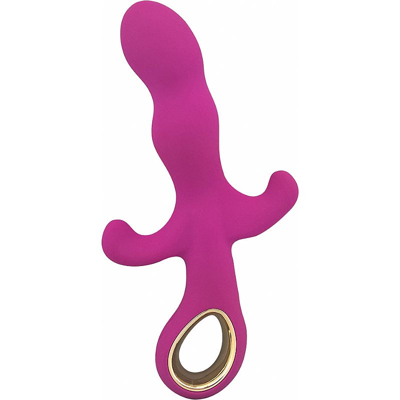 Vibrador Triplo de Luxo Anal e Clitoriano Silicone Recarregável Aveludado - Imagem 8