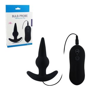 Plug Anal com 10 Funções e Controle Remoto Bulb Probe - Coleção Aphrodisia - Sexshop