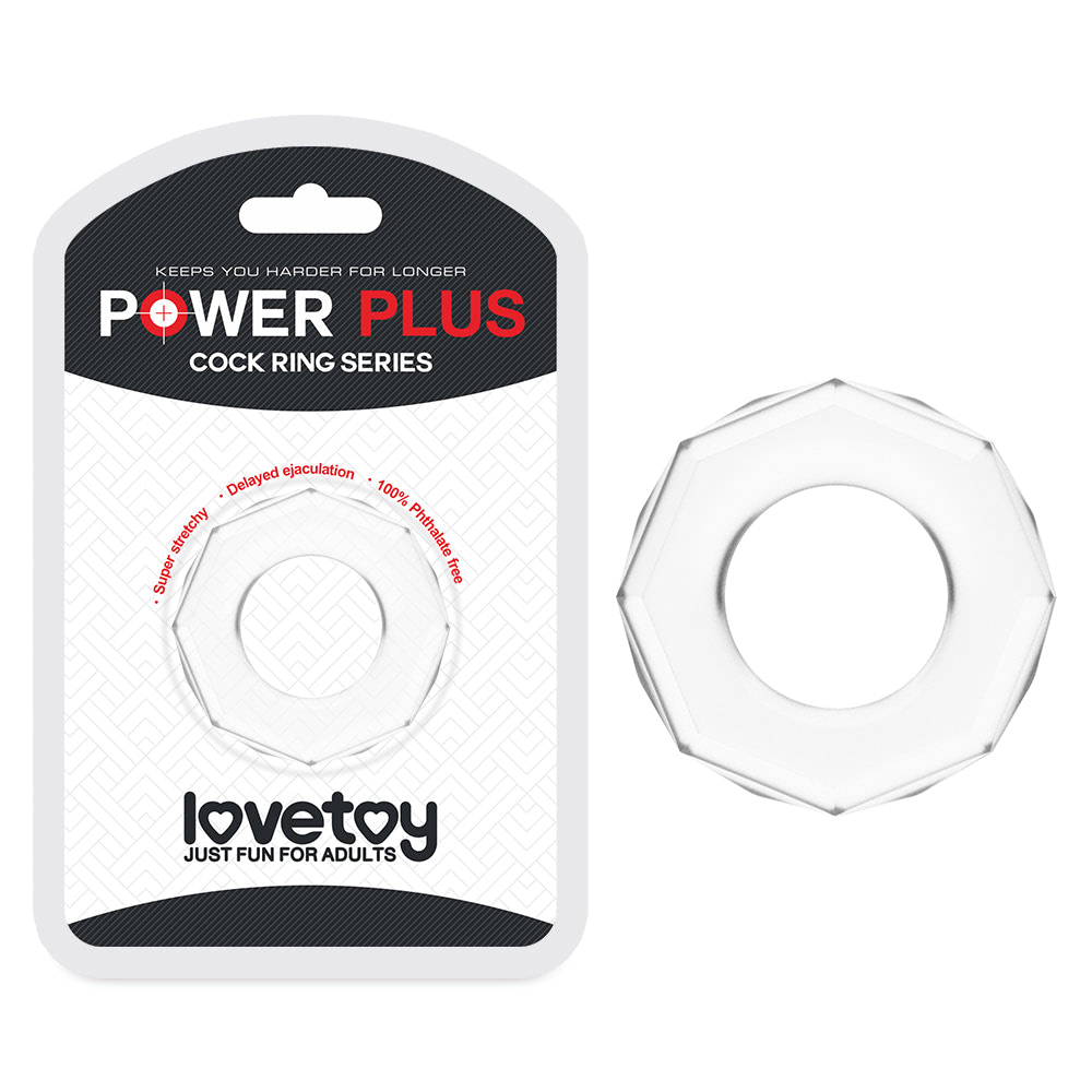 Anel Peniano Power Plus - Transparente