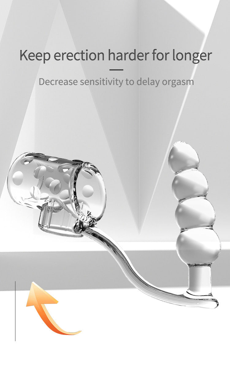 Meia capa Peniana com Plug Anal - PRETTY LOVE Thicker - Imagem 6