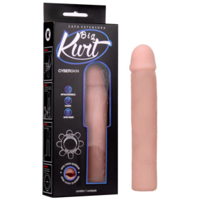 Capa Peniana Extensora Kurt - 4cm Pele