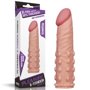 Capa Peniana Extensora de Penis de 5cm Cyberskin 19x4CM
