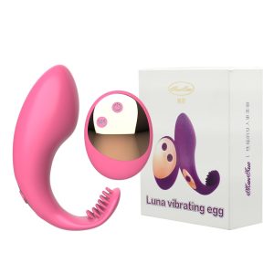 Vibrador Potente Aveludado Com Controle Sem Fio Recarregável