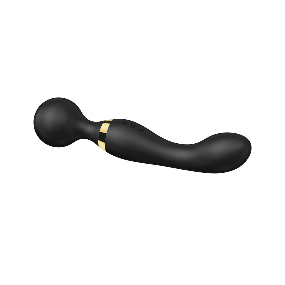 Vibrador Preto dupla estimulação com 20 Vibrações - Stick - Imagem 9