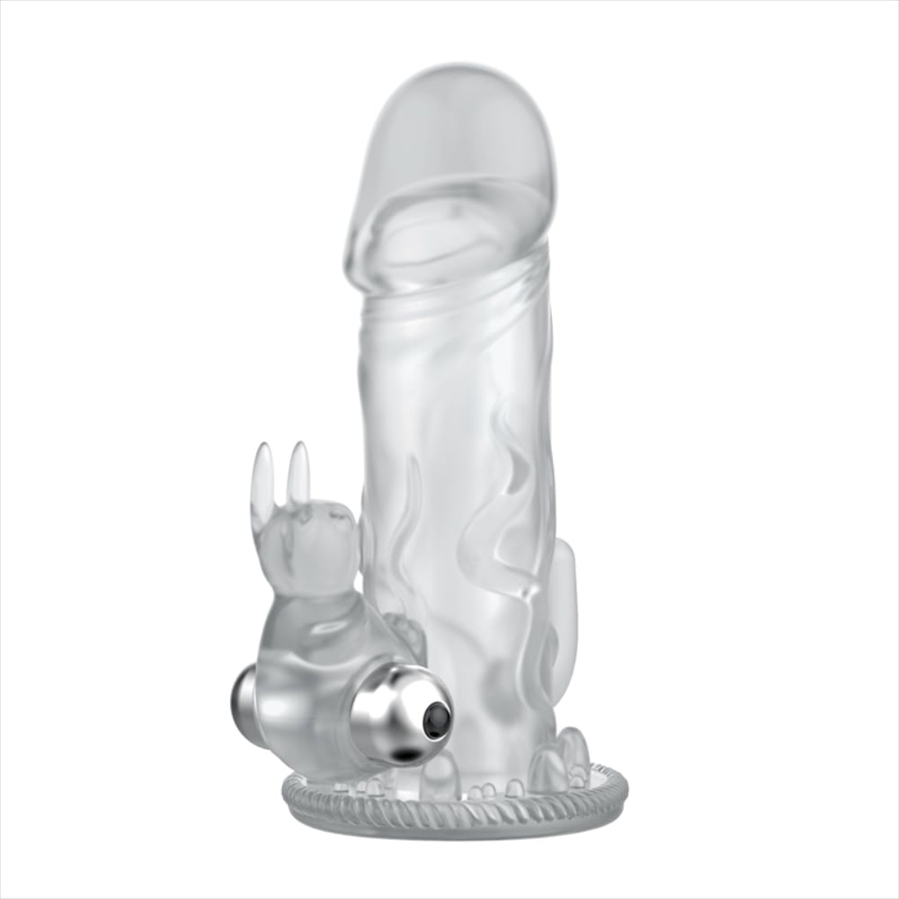 Capa Peniana com Estimulador Coelho e Cápsula Vibratória - BAILE BRAVE MAN - Sex shop - Imagem 4