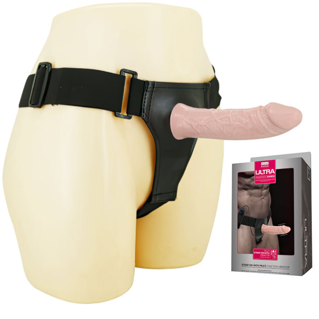 Capa Peniana Com Vibrador na Ponta e Cinta Elastica - Baile