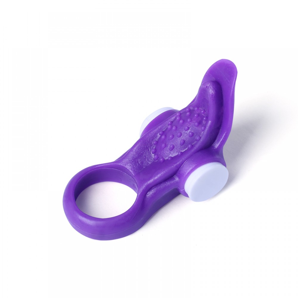 Anel peniano com argola para Estimular testículo ou Clitóris - Imagem 3
