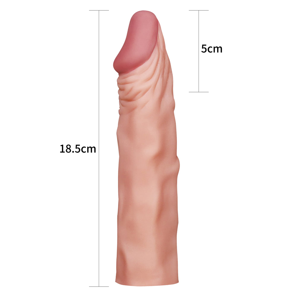 Capa Peniana Extensora 5 cm - 19x4cm LOVETOY - Imagem 3