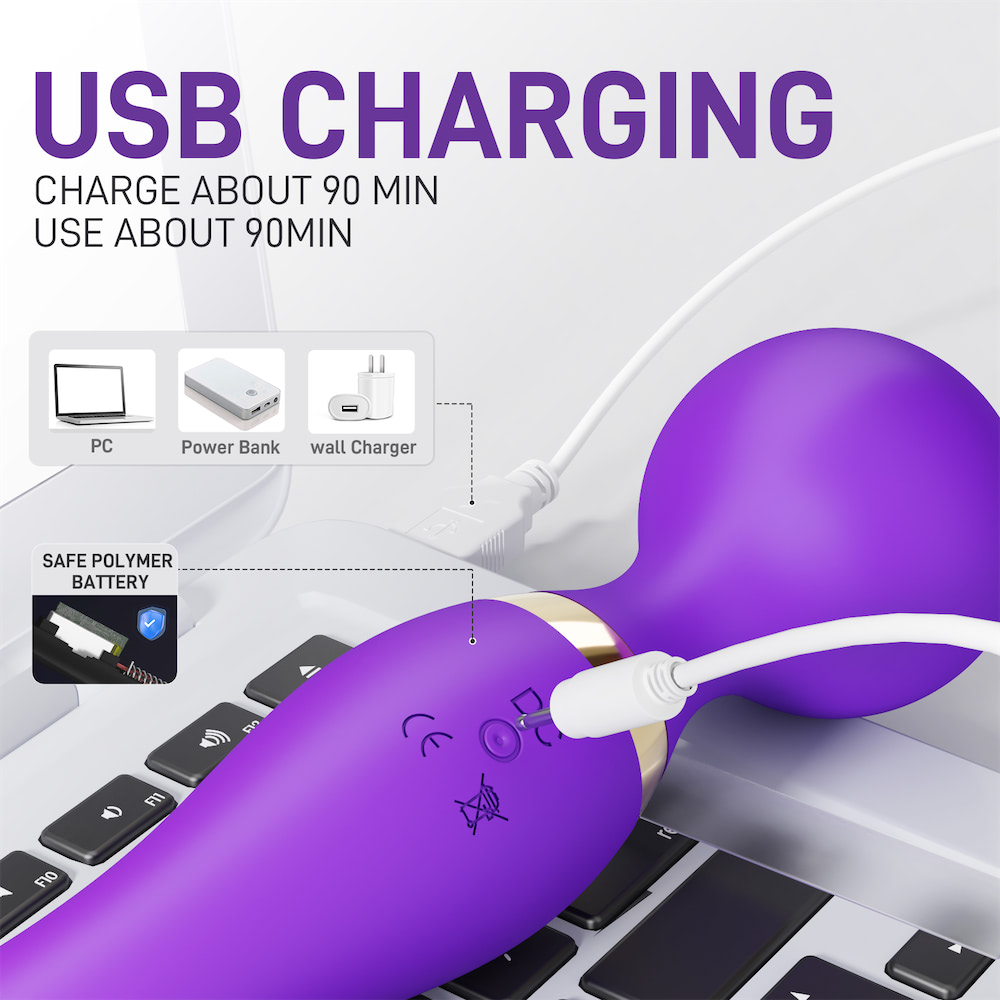 Vibrador com dupla estimulação com 20 Vibrações - Stick - Imagem 8