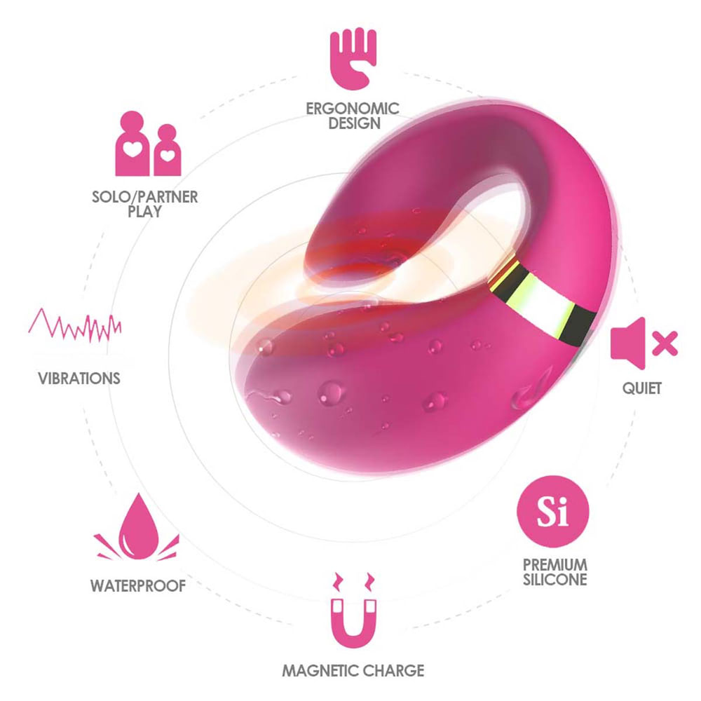 Vibrador para Casal com 9 Velocidades e Controle Remoto - Imagem 6