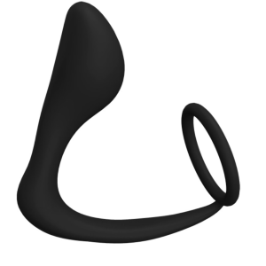 Anel peniano com Estimulador de Próstata - Preto