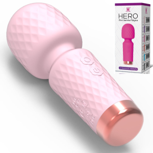 Mini Varinha Mágica Hero Silencioso Recarregável 10 Vibração