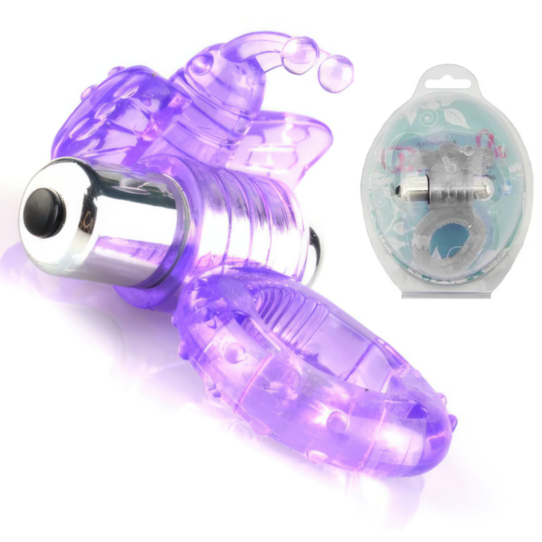 Anel Peniano com 7 Vibrações Estimulador Borboleta BUTTERFLY VIBERATION COCKRING