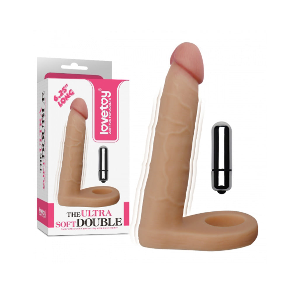Anel Peniano Companheiro com Veias Saliências e 10 Modos de Vibração - THE ULTRA SOFT DUDE LOVETOY - Sex shop