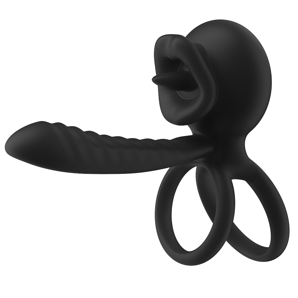 Anel Peniano Duplo e Meia Capa com Controle por Aplicativo - Imagem 6