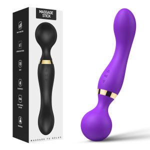 Vibrador com dupla estimulação com 20 Vibrações - Stick
