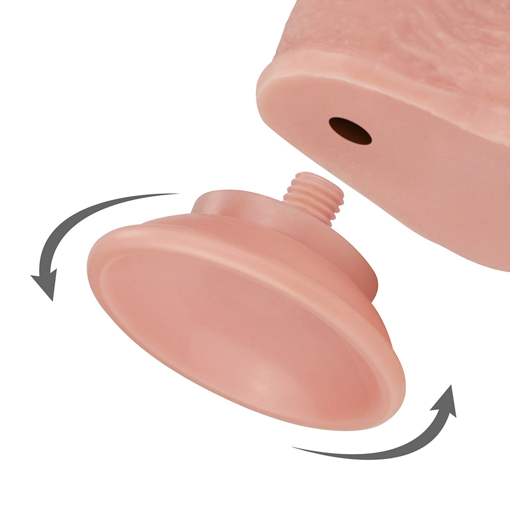 Pênis Realístico 24,5 cm com Camada de Dupla Intensidade - Imagem 4