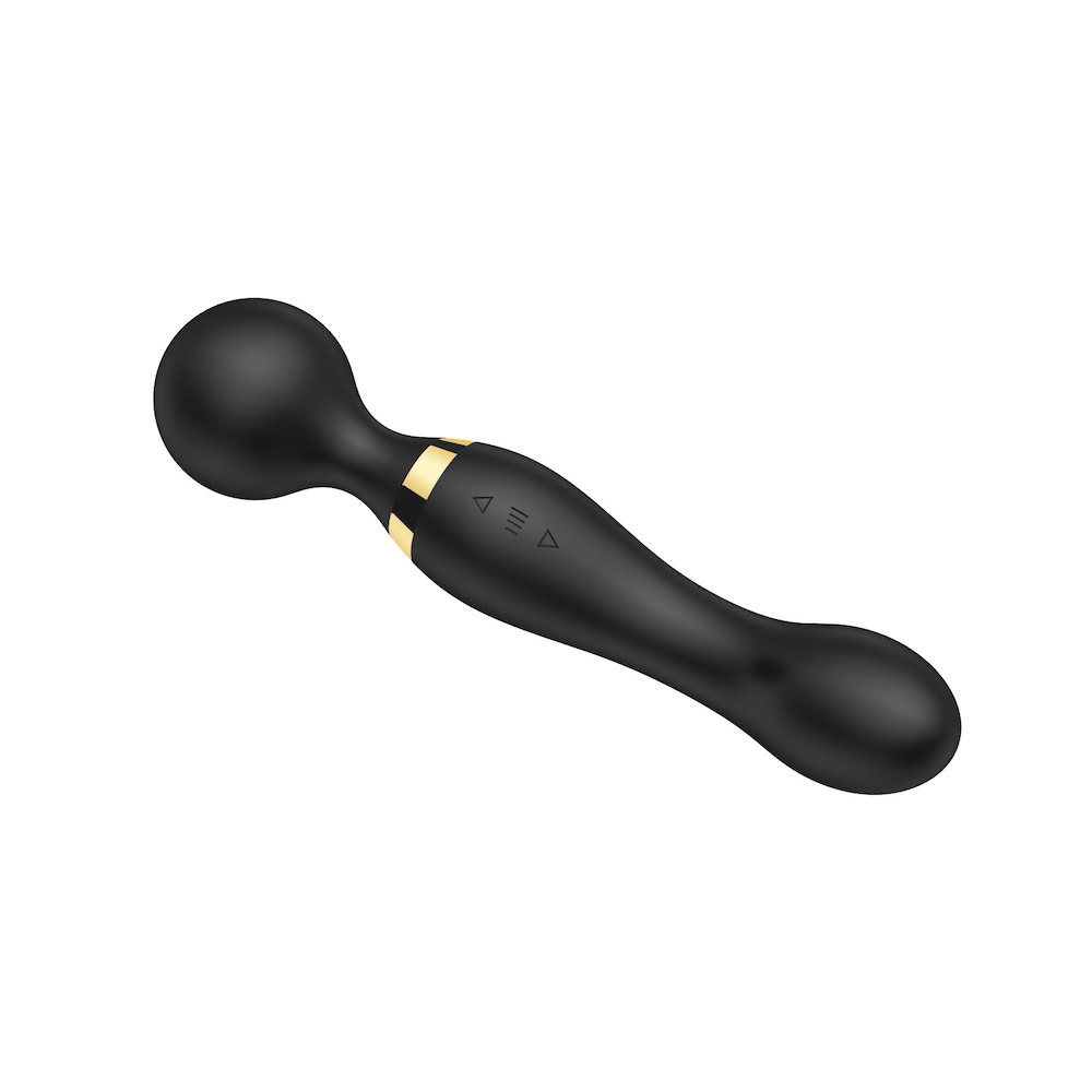 Vibrador Preto dupla estimulação com 20 Vibrações - Stick - Imagem 8