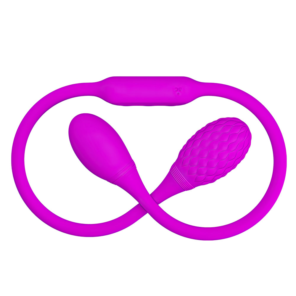 Vibrador Duplo em Silicone - PRETTY LOVE DREAM LOVER'S WHIP - Imagem 3